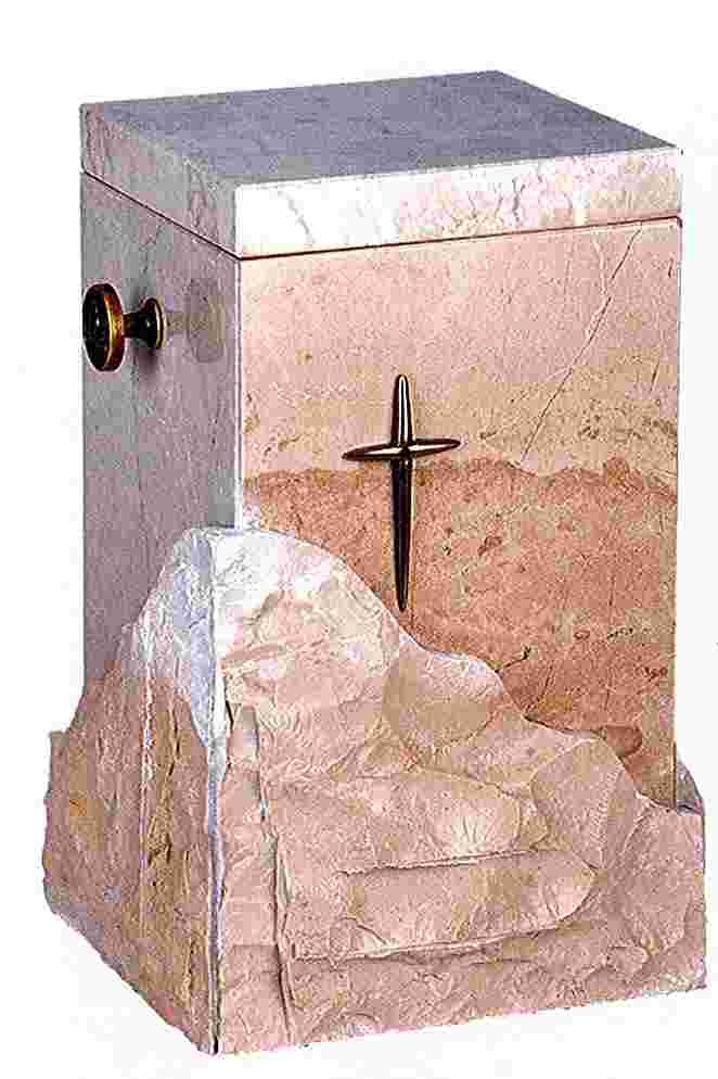 Stone Cremation Urn 11-BOT
